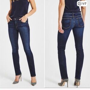 NWT AG The Harper essential straight skinny jeans 26 R